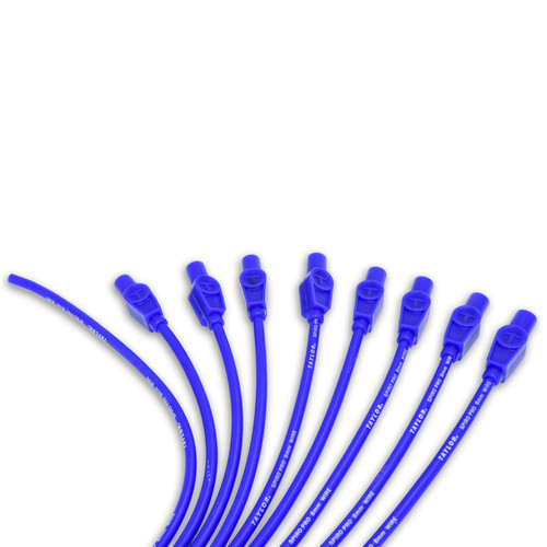 Taylor Ignition #73655 - Taylor Cable 73655 8mm Spiro-Pro univ 8 cyl 180 blue