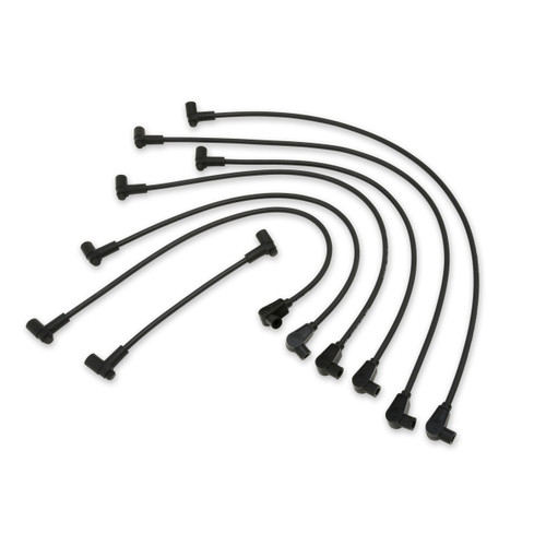 Taylor Ignition #74024 - Taylor Cable 74024 8mm Spiro-Pro custom 6 cyl black
