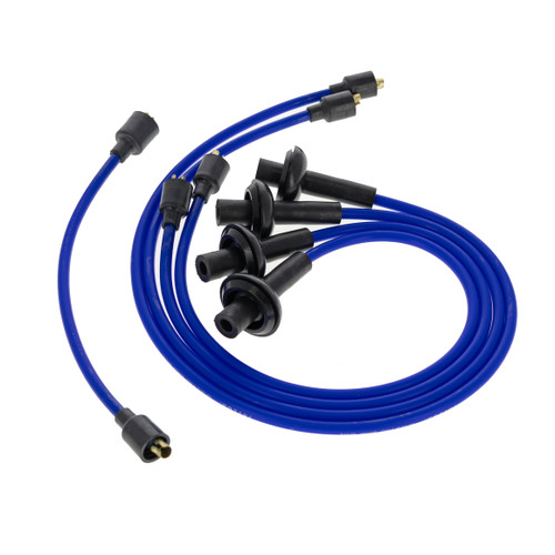 Taylor Ignition #74691 - Taylor Cable 74691 8mm Spiro-Pro custom 4 cyl VW Blue