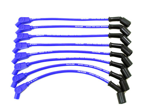 Taylor Ignition #76645 - Taylor Cable 76645 8mm Spiro-Pro 8in 135 blue