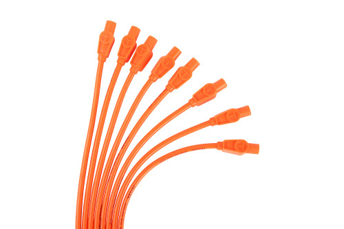 Taylor Ignition #78355 - Taylor Cable 78355 8mm Spiro-Pro univ 8 cyl 180 orange