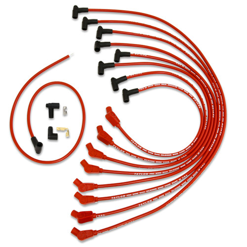 Taylor Ignition #79258 - Taylor Cable 79258 409 Spiro-Pro race fit red