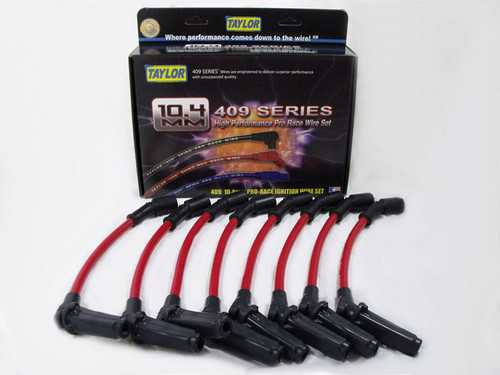 Taylor Ignition #79286 - Taylor Cable 79286 409 Spiro-Pro custom red