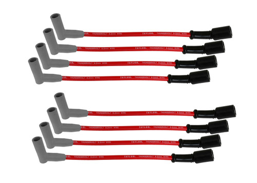 Taylor Ignition #86245 - Taylor Cable 86245 Thundervolt 8.2 8 cyl 8in 135 red