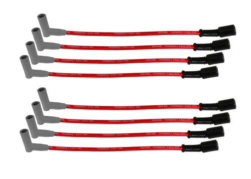 Taylor Ignition #86246 - Taylor Cable 86246 Thundervolt 8.2 8 cyl 12in 135 red