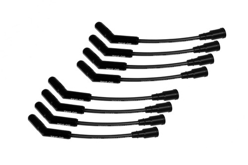 Taylor Ignition #85073-B - Taylor Cable 85073-B Ceramic Boot ThunderVolt 8.2mm Ford Godzilla 7.3L Wire Set Black Wire, Black 135 degree Ceramic