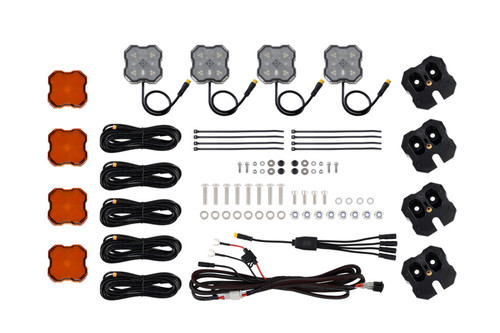 Diode Dyamics Roof Rack Scene Light Dual Color - Red/White - Kit - DD8910 Photo - Primary