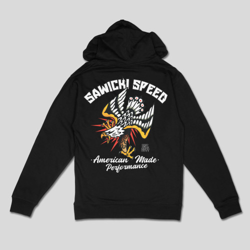 Sawicki Speed "War Bird" Hoodie - Black / XLarge - SAW-MFHXL-005-BLK