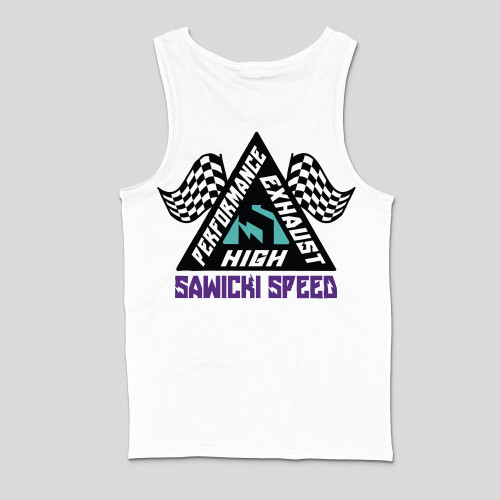 Sawicki Speed "Pinnacle" Tank Top - White / Small - SAW-MTTSM-001-WHT