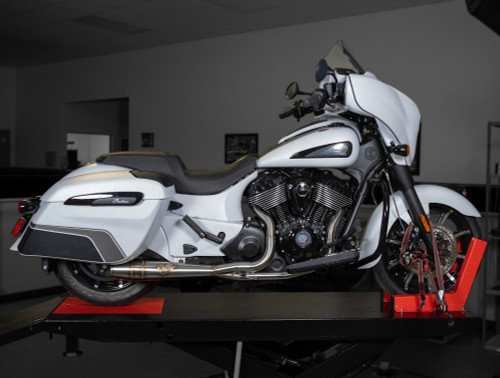 Sawicki Speed Indian Chieftain Mid-Length Exhaust - Mid-Length / Mirror Polished / Welded - 930-01051