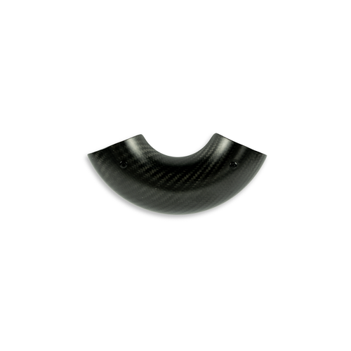 Sawicki Speed Universal Heat Shield – 2.5" CLR Curved - Brushed stainless steel - 930-07004