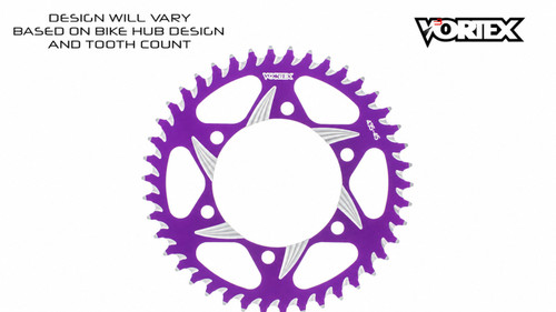 Vortex Racing 41 Tooth 520 Rear Sprocket - Purple - 170ZU-41 Photo - Primary