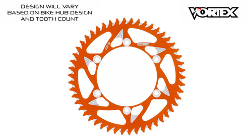 Vortex Racing 43 Tooth 520 Rear Sprocket - Orange - 780ZO-43 Photo - Primary