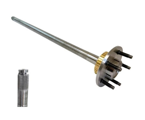 PEM Flanged Axle for Ford 8.8 Inch - 34.25 Inch Length, 31 Spline Drive, Steel Construction