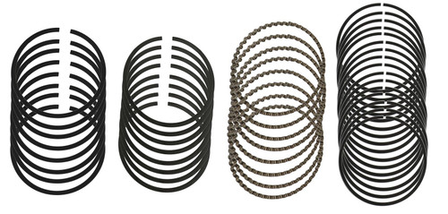 HASTINGS Piston Ring Set for 8-Cylinder Engines, 4.090 Inch Bore - Part #2M574040
