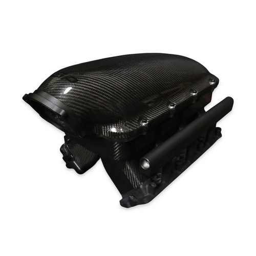 TOP STREET PERFORMANCE CF Hi Rise Intake for GM LS-Series with 102.2 mm Throttle Body Flange and Fuel Rails Included