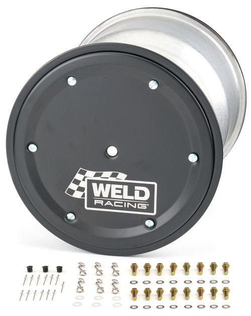 Weld Racing 735B-517B57K-6 Magnum Sprint 15x17 Inch Beadlock Wheel with 42 Spline and Black Anodized Finish