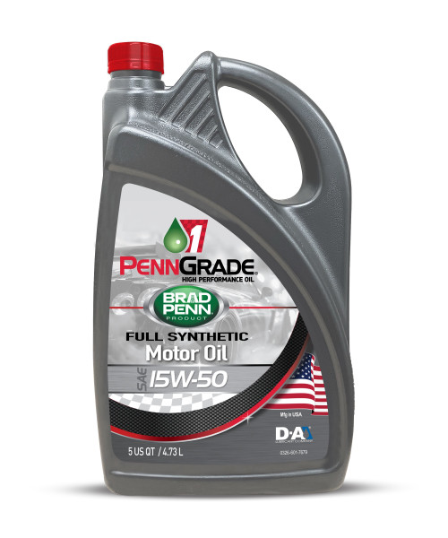 PennGrade Motor Oil 71750-4 15W50 SAE Full Synthetic Oil Case (4 x 5 Quart Bottles)