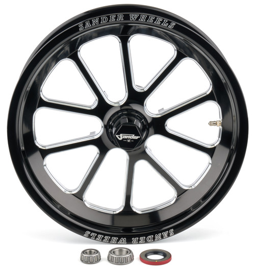 Sander Engineering 740 Series 15x3.5 Inch Frged 1 0 Spoke Aluminum Wheel with Anglia Spindle Mount