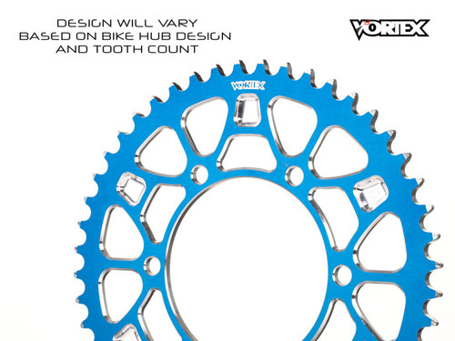 Vortex Racing V4 45 Tooth 530 Rear Sprocket - Blue - 840ZBV4-45 Photo - Primary