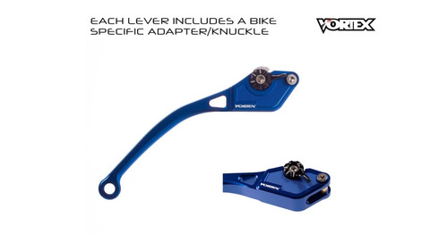 Vortex Racing H-L222 YR12 Brake Lever Long- Blue - LVB223B Photo - Primary