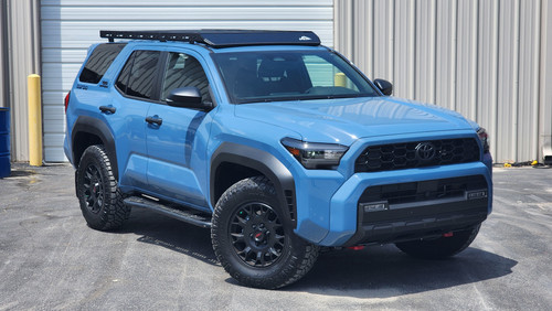 LFD Off Road Ruggedized Low Profile Roof Rack - 6th Gen 4Runner - Stainless Steel with Black Powder Coat / 6 - XLFOR053-SS-RT
