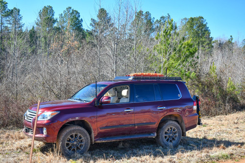 LFD Off Road 3/4 Stainless Steel Roof Rack Side Rails - LX570 - XLFOR040