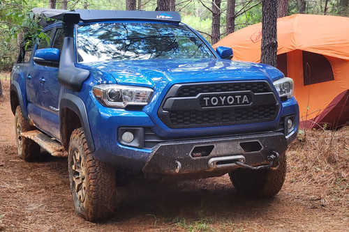 LFD Off Road TrailSeries Front Winch Bumper - 3rd Gen Tacoma (2016-2023) - Yes - Anthracite Grey - XLFOR313-CG