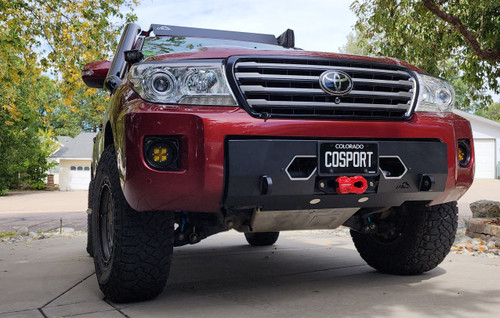 LFD Off Road TrailSeries Front Winch Bumper - Land Cruiser 200 (2013-2015 Only) - Black - XLFOR689