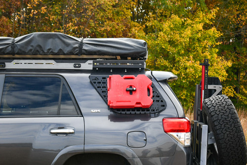 LFD Off Road Multi Purpose Window Panel - 5th Gen 4Runner - Offset Side Rail - LFD 3/4 and 7/8 Rack / Both Sides - XLFOR155-56-O-PAIR
