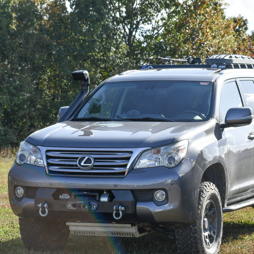 LFD Off Road TrailSeries Front Winch Bumper - GX460 (2010-2013 Only) - Yes - Cover Powder Coated Black - XLFOR332-GX-CB