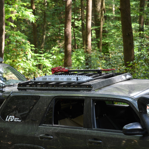 LFD Off Road 3/4 Roof Rack Side Rails and Fairing - 5th Gen 4Runner - Stainless Steel - XLFOR015-F-SS