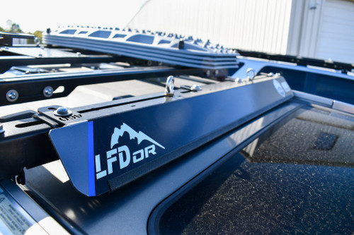 LFD Off Road Bolt On Wind Fairing - 5th Gen 4Runner Trail 2010-2013 / LFD Legacy Ruggedized Crossbars (M8 Bolts) - XLFOR019-2