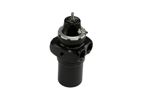 Turbosmart USA Fuel Pressure Regulator with Filter TS-0404-1532 – 35 to 80 PSI, 8 AN Female, Black Anodized Aluminum