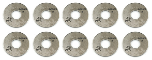 RE Suspension B Series Bump Stop Washer Set of 10 - 1.85 inch OD, Tapered Steel Washers for Vehicle Suspension