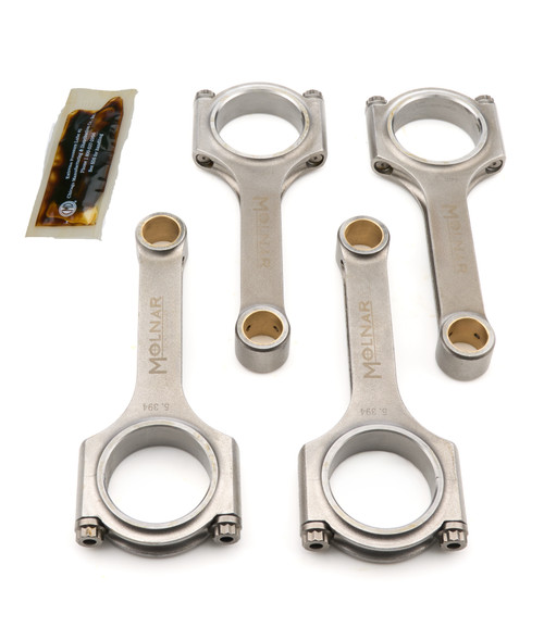 MOLNAR TECHNOLOGIES H-Beam Connecting Rod Set for Honda D-Series, Part Number HH5394CBB4-A