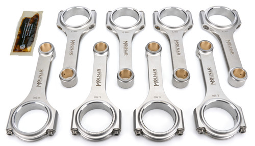 MOLNAR TECHNOLOGIES 6.860 H-Beam Connecting Rod Set for Mopar Gen II Hemi, Part DH6860YTB8-A