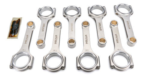 MOLNAR TECHNOLOGIES 7.000 in H-Beam Connecting Rod Set for Big Block Chevy - Power Adder Series (Part #CH7000VTB-T8-A)