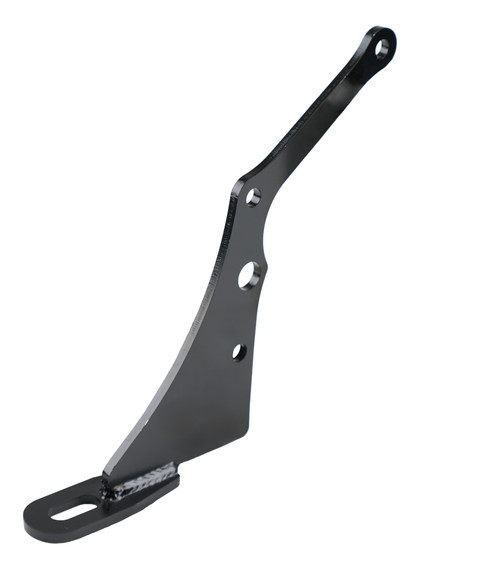 ALLSTAR Performance SBC Rear Motor Mount with 2-inch Raised Height, Steel with Black Powder Coat Finish
