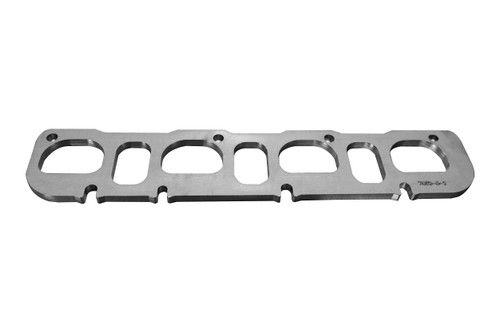 Kooks HEMI Right Side Header Flange. 3/8" Thick Stainless. D Shaped Port for 2" - 7062S-2