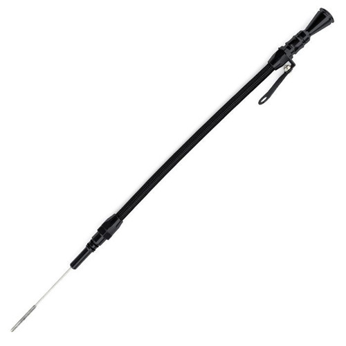 LOKAR Anchor Tight Locking Stainless Steel Oil Dipstick for Big Block Chevy, Black (Part X1220027)