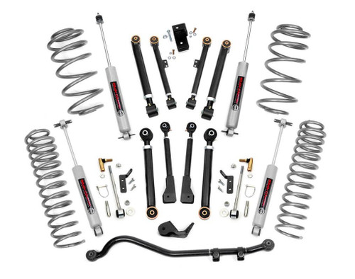 Rough Country 61220 X-Series 2.5 Inch Lift Kit for Jeep Wrangler TJ 4WD