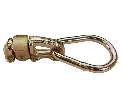 MACS Custom Tie-Downs Double Stud Tie Down Ring with Pear Shaped Ring, 3 x 2 Inches, 2000 lb Capacity