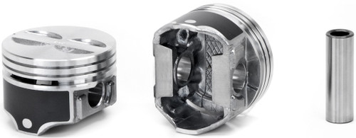 KB Performance Pistons SBC 305 Flat Top Piston Set with 3.766 Inch Bore and 1.560 Inch Compression Height