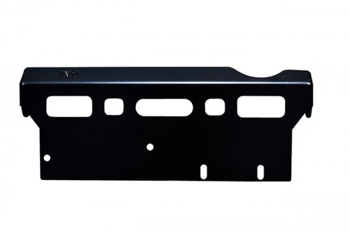 EVO Manufacturing Inc. EVO 07 TransCrossmember Exhaust Skid (Long Arm Compatible) Black 1093LAB