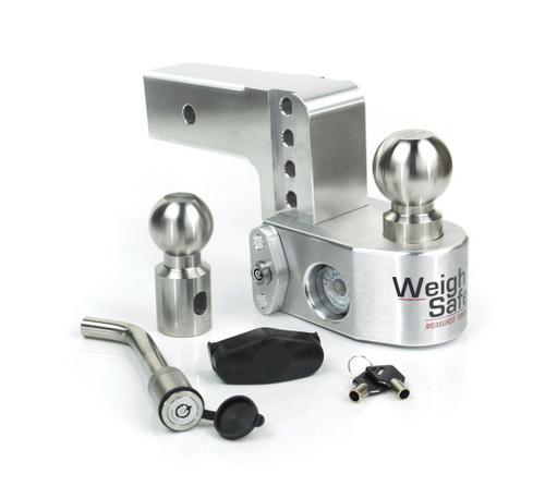 WEIGH SAFE Ball Mount Hitch with 2.5-inch Shank and 4-inch Drop | Model WSFWS4-2.5-KA