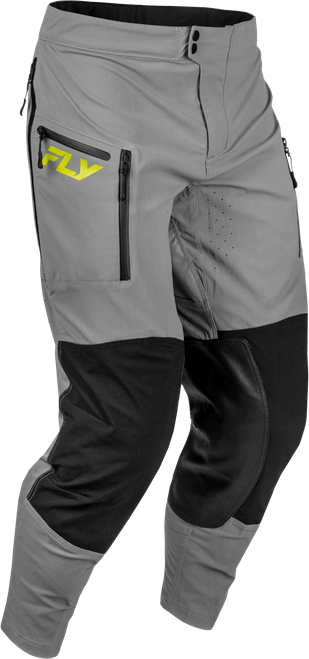 Fly Racing Patrol Elite Pants Grey/Black/Hi Vis Size 40 - Durable Motorcycle Riding Gear