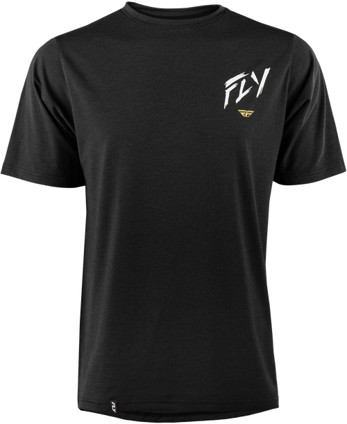 FLY MTB Trail Dig Tee Black XL – Comfortable and Durable Mountain Biking T-Shirt