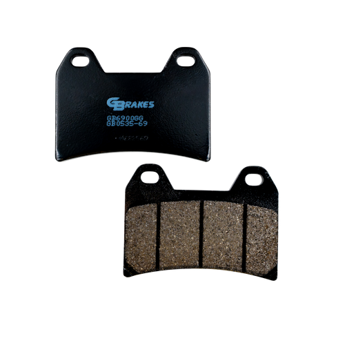 GBRAKES Part GB0535-69 Semi Metallic Brake Pads for Bikes