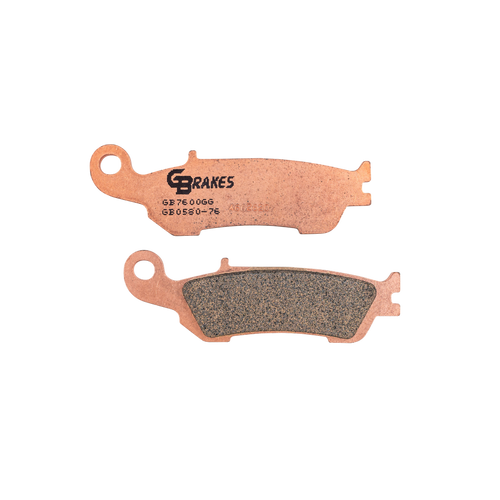 GBRAKES Sintered Brake Pads - Part GB0580-76 for Motorcycle Performance and Reliability